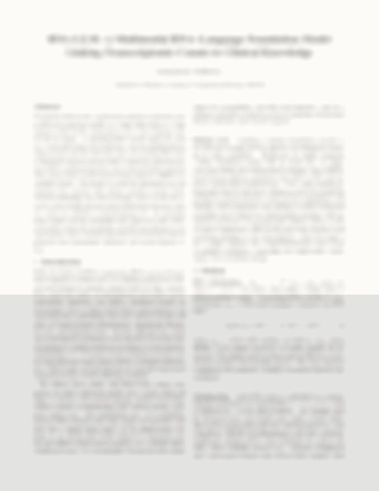 Blurred preview of the RNA-LLM manuscript first page